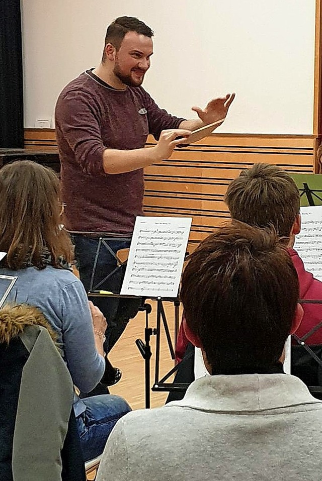 Jung, aber mit klaren Vorstellungen: M...st das Orchester des  MV Wettelbrunn.   | Foto: Rainer Ruther