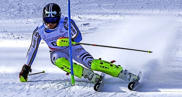 Unter den besten 30 im Slalom: Tim Sie...iste im Funpark Bobrovy in Krasnojarsk  | Foto: Martin Siegmund