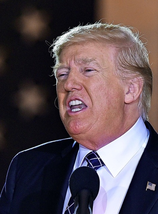 Donald Trump beschuldigt auch serise Medien, Fake News zu verbreiten.   | Foto: AFP