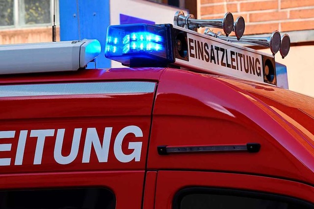 Die Lrracher Feuerwehr musste eine drei Kilometer lange lspur beseitigen.  | Foto: Jonas Hirt