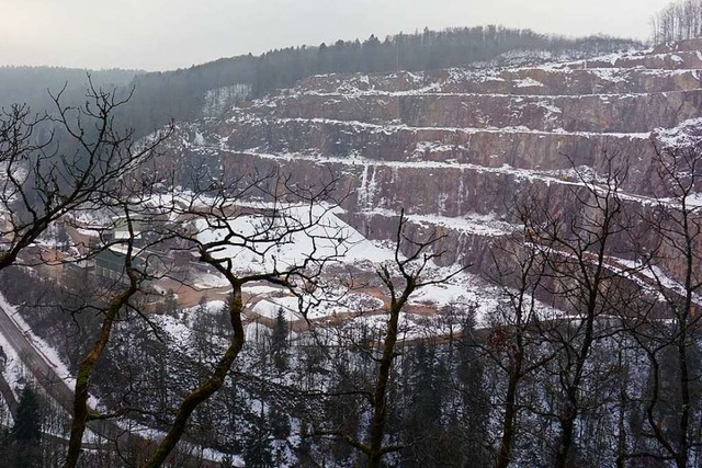 Um  fnf Hektar knnte der Steinbruch ...die Gemeinde Grwihl und viele Brger.  | Foto: Hans-Jrgen Sackmann