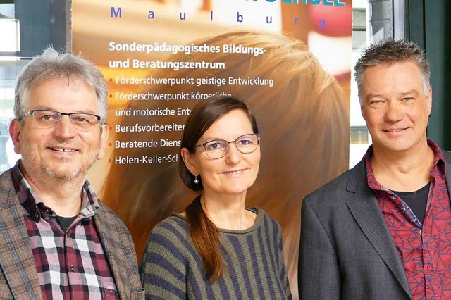 Norbert Fisel (links), Christine Lattner und Frank Peiszan  | Foto: Martina David-Wenk