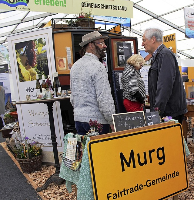 Einen  Gemeinschaftsstand mit herzlich...zum zwlften Mal auf der Regio-Messe.   | Foto: Gemeindeverwaltung