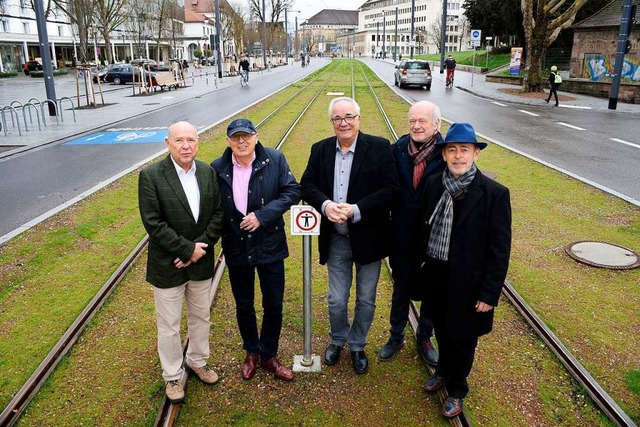 Die Initiatoren des Brgerentscheids v...iedemann und Johann Bogel (von links)   | Foto: Thomas Kunz