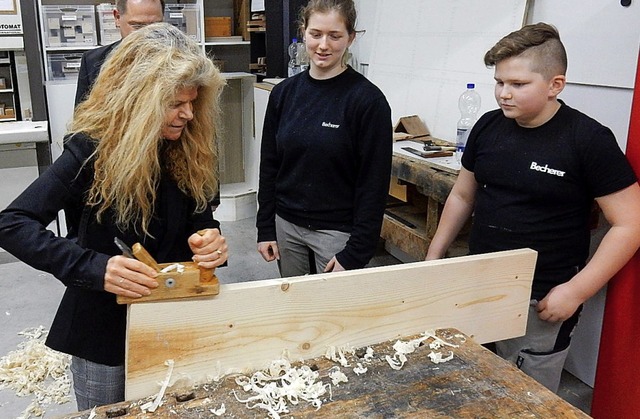 &#8222;Ausbaufhig&#8220; nannte Schre...te Maschinen eingesetzt (Foto rechts).  | Foto: Kurt Meier