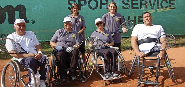 Seit 2012 wird beim Lahrer Tennisclub in Lahr Rollstuhltennis gespielt.  | Foto: W. Beck