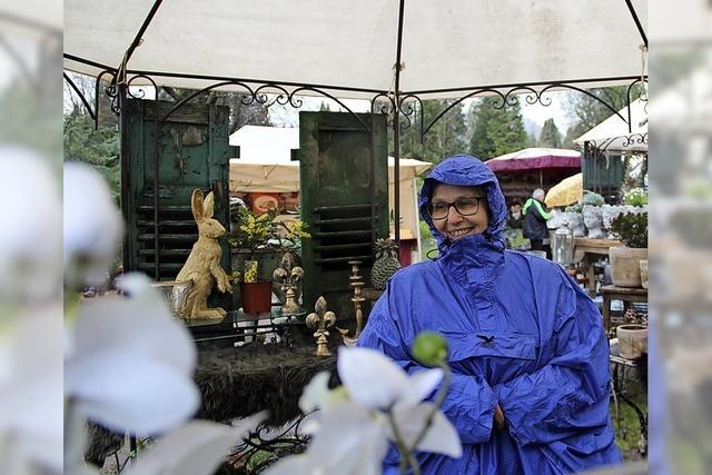 Gartenmesse startet im Regen