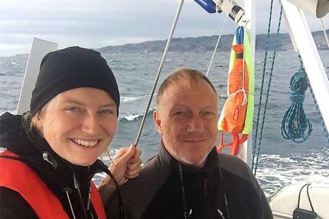 Nora Bretschneider und Hacko Timm segeln seit einem Jahr über die Weltmeere