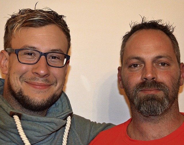 Danny Turbeis (rechts) steht nun an de...rdian Bhler ist neuer Schriftfhrer.   | Foto: Christiane Sahli
