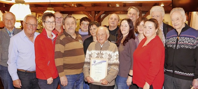 Ehrungen erhielten (von links): Stefan...ne, Wolfgang Bieger und Walter Benitz.  | Foto: Eva Korinth