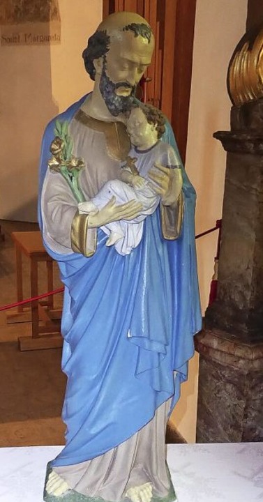 Statue vom heiligen Josef in der Johannes Kapelle Zarten  | Foto: Franz Asal