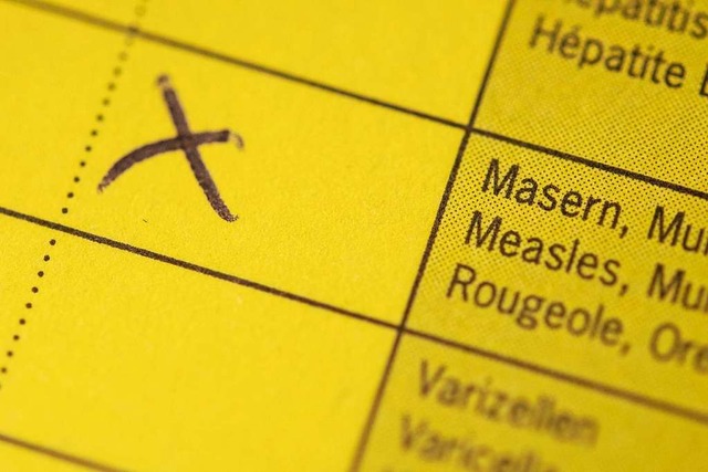 Impfung gegen Masern: Laut Gesundheits...en und zweiten Lebensjahres empfohlen.  | Foto: dpa