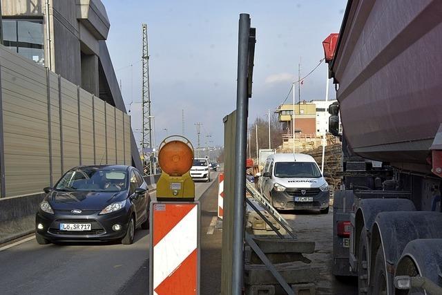 Haltingen hadert immer noch mit der B 3-Sperrung