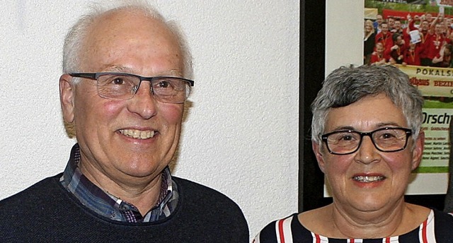 Neue Ehrenmitglieder beim SC Orschweie...ita Obergfll sind 40 Jahre im Verein.  | Foto: Michael Masson