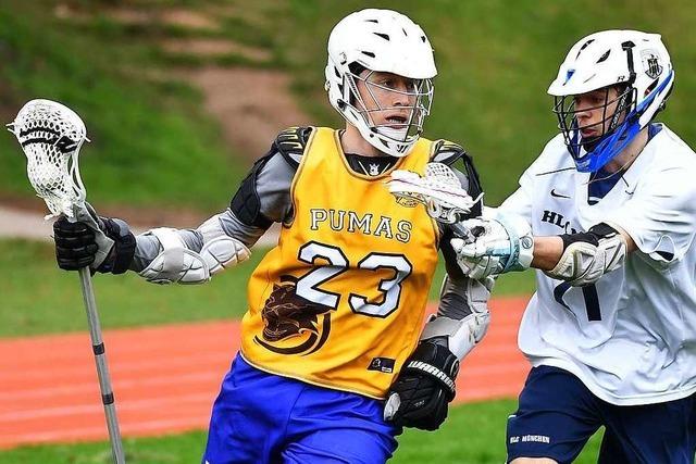 Fotos: Freiburger Lacrosse-Spieler gegen den Deutschen Meister Mnchen