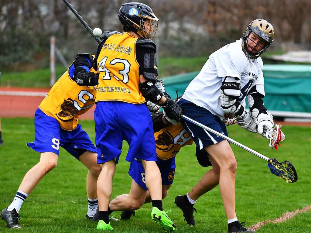 Impressionen rund um den Rckrundenauftakt der ersten Mnner-Mannschaft der Freiburger Pumas in der Lacrosse-Bundesliga gegen Mnchen.