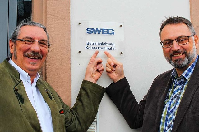 Norbert Lange (links) und  Nachfolger Alexander Blankenburg.  | Foto: SWEG