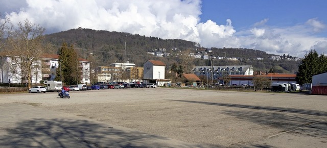 Der Festplatz an der Wutach in Tiengen...die Beschilderung  verbessert werden.   | Foto: Peter Rosa