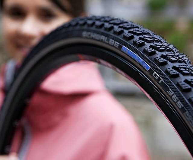 Profil zeigen &#8211; intakte Reifen i...nd verringern die Pannenanflligkeit.   | Foto: Gregor Bresser (www.pd-f.de)