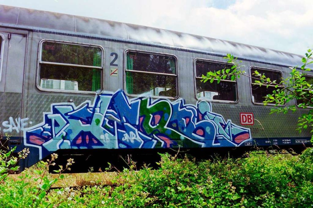 &#8222;Auf Zge werden meistens Namen ... soll wissen wer es gemalt hat.&#8222;  | Foto: Dominik Jozic