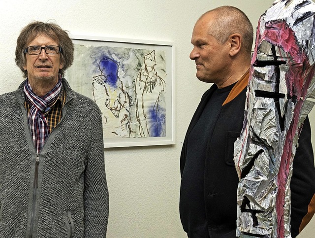 Eine Ausstellung mit Werken des Malers... GeorgScholzHaus-Kunstforum zu sehen.   | Foto: Helmut Rothermel