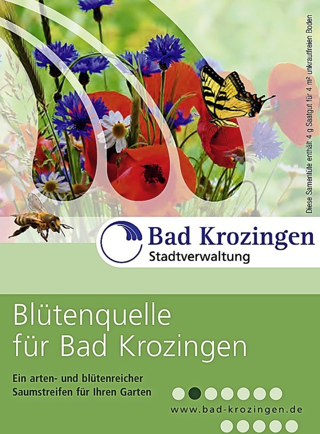 So sehen die Samenttchen aus, die man sich auf dem Brgerbro abholen kann.  | Foto: Stadt Bad Krozingen