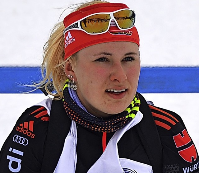 Traumziel erreicht: Biathletin Janina ...rtet heute im Weltcup-Sprint in Oslo.   | Foto: junkel
