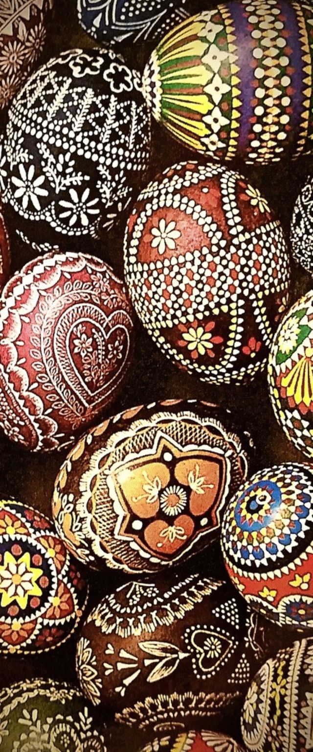 Sorbische Eier aus der Sammlung von Matthias Sochor.  | Foto: Jutta Binner-Schwarz