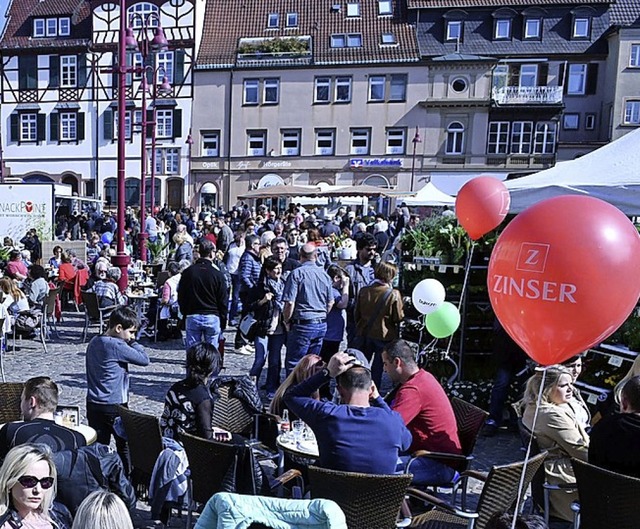 Viel los war auch beim Bltensonntag 2017  | Foto: Wolfgang Knstle