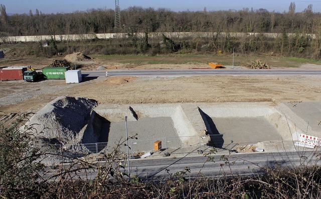 Die Arbeiten im Neubaugebiet in Kleinkems gehen voran.  | Foto: Langelott