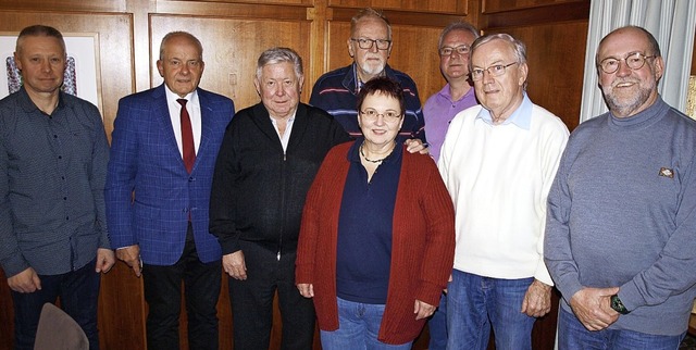 Thomas Oesterlin, Siegfried Kukuk, Rud...Ehrl (von links) bilden den Vorstand.   | Foto: Paul Schleer