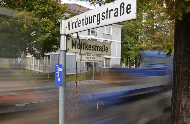 Die Hindenburgstrae wird nicht umbena...s antidemokratischem Wirken hinweist.   | Foto: hsl