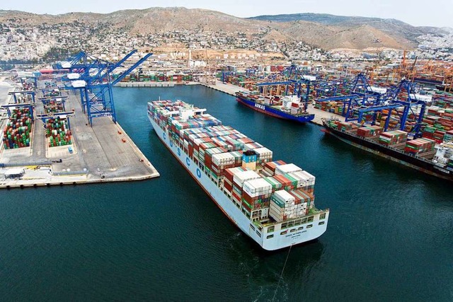 Die Chinesen haben den griechischen Hafen von Pirus bernommen.   | Foto: DPA