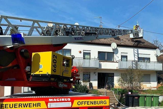 50 000 Euro Schaden nach Wohnhausbrand in Zell-Weierbach