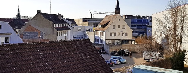 Das Gelnde hinter dem Kaufhaus Krauss...m Betriebsgebude der Wehrle-Werk AG.   | Foto: Gerhard Walser/Wehrle-Werk