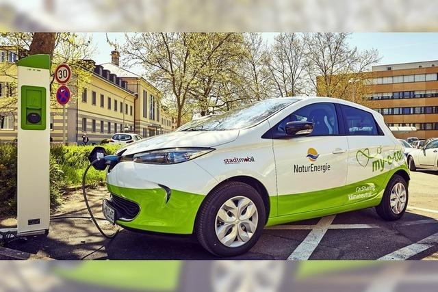 Geteilte Meinung zu E-Carsharing