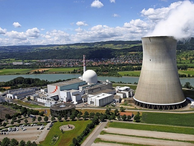 Das 1984 ans Netz gegangene Atomkraftw...hresrevision im Juni leicht steigern.   | Foto: KKL