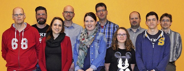 Der neue Vorstand des Musikvereins Ebe...Es fehlt Beisitzerin Rebecca Blatter.   | Foto: Musikverein Eberfingen
