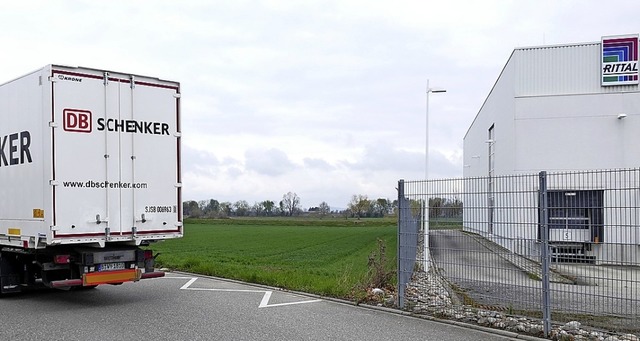 Fr das Gelnde in Biengen zwischen zw... Krozinger weniger Lastwagen-Verkehr.   | Foto: F. Schoch