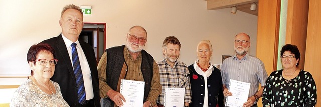 Kreisfrauenbeauftragte Marlene Martin ...edrich und Ursula Vollmer (von links).  | Foto: Heiner fabry