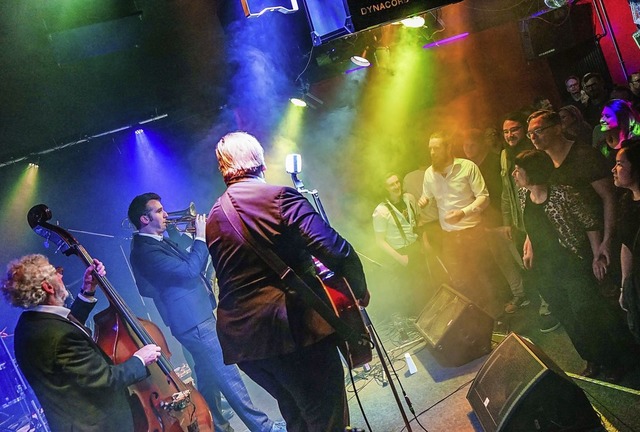 &#8222;Jazz meets Hard Rock&#8220; hie...ag im Rockcaf mit jede Menge Gsten.   | Foto: Sandra Decoux-Kone