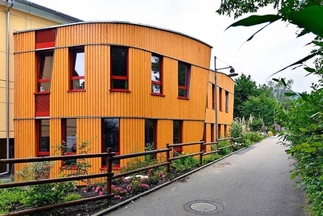 Der Anbau der Waldorfschule in der Wiehre wurde 2018 verwirklicht.  | Foto: Michael Bamberger