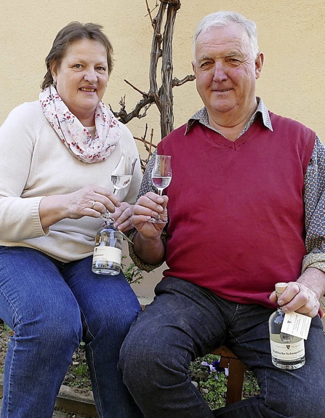 Anneliese und Fridolin Baumgartner freuen sich ber zahlreiche Auszeichnungen.  | Foto: Gerold Zink