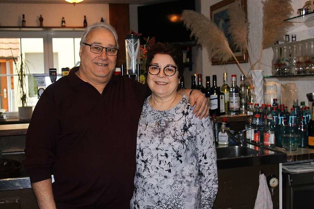 Sie fhrten 30 Jahre lang das Restaura... Wehr:  Gerardo und Caterina Mandiello  | Foto: Witwicki