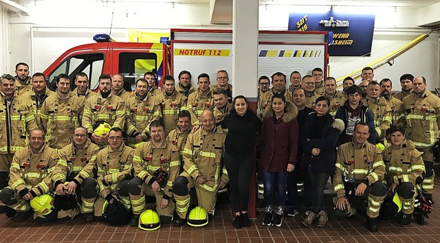 &#8222;So ein Feedback tut einfach mal...n mit ihren &#8222;Schtzlingen&#8220;  | Foto: FEuerwehr Heitersheim