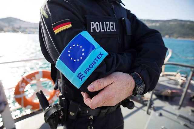 Frontex-Beamter  | Foto: dpa