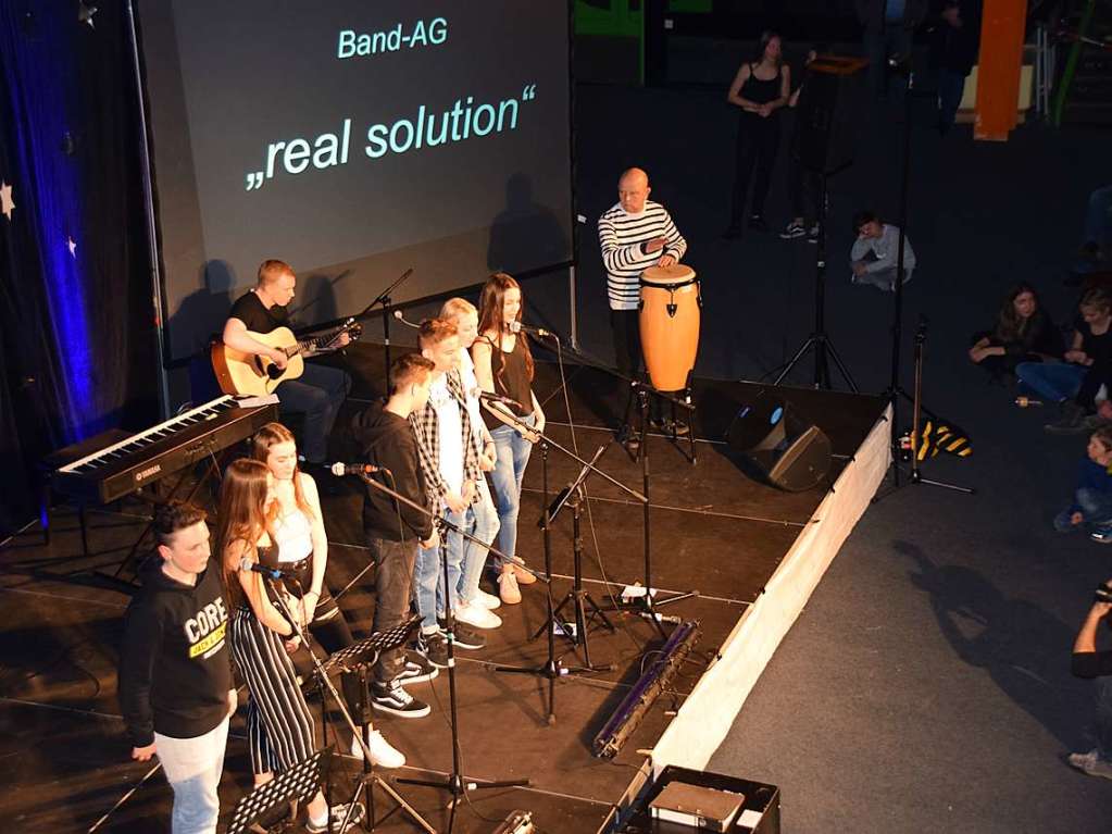 Beim Kulturabend zeigten Schler der Realschule am Giersberg ihre vielseitigen Talente. <?ZP?>
<?ZP?>
