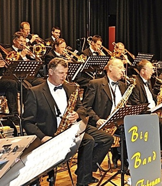 Sorgt fr den richtigen &#8222;Swing&#...er Tanznacht: Die Fahrnauer Big-Band.   | Foto: Archiv