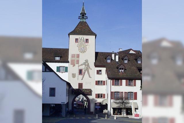 Die Stadt blickt auf das Land