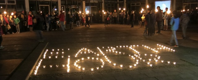 Earth Hour in Emmendingen  | Foto: Georg Vo